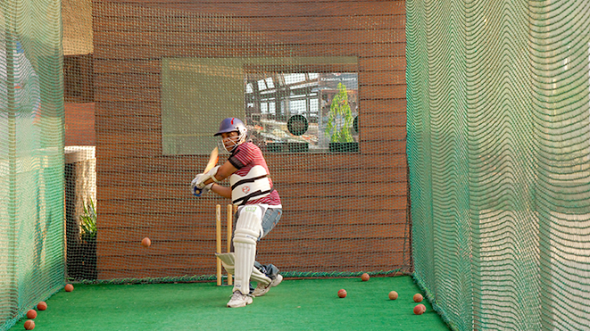 Hard Ball Net Cricket at Della Adventure Park